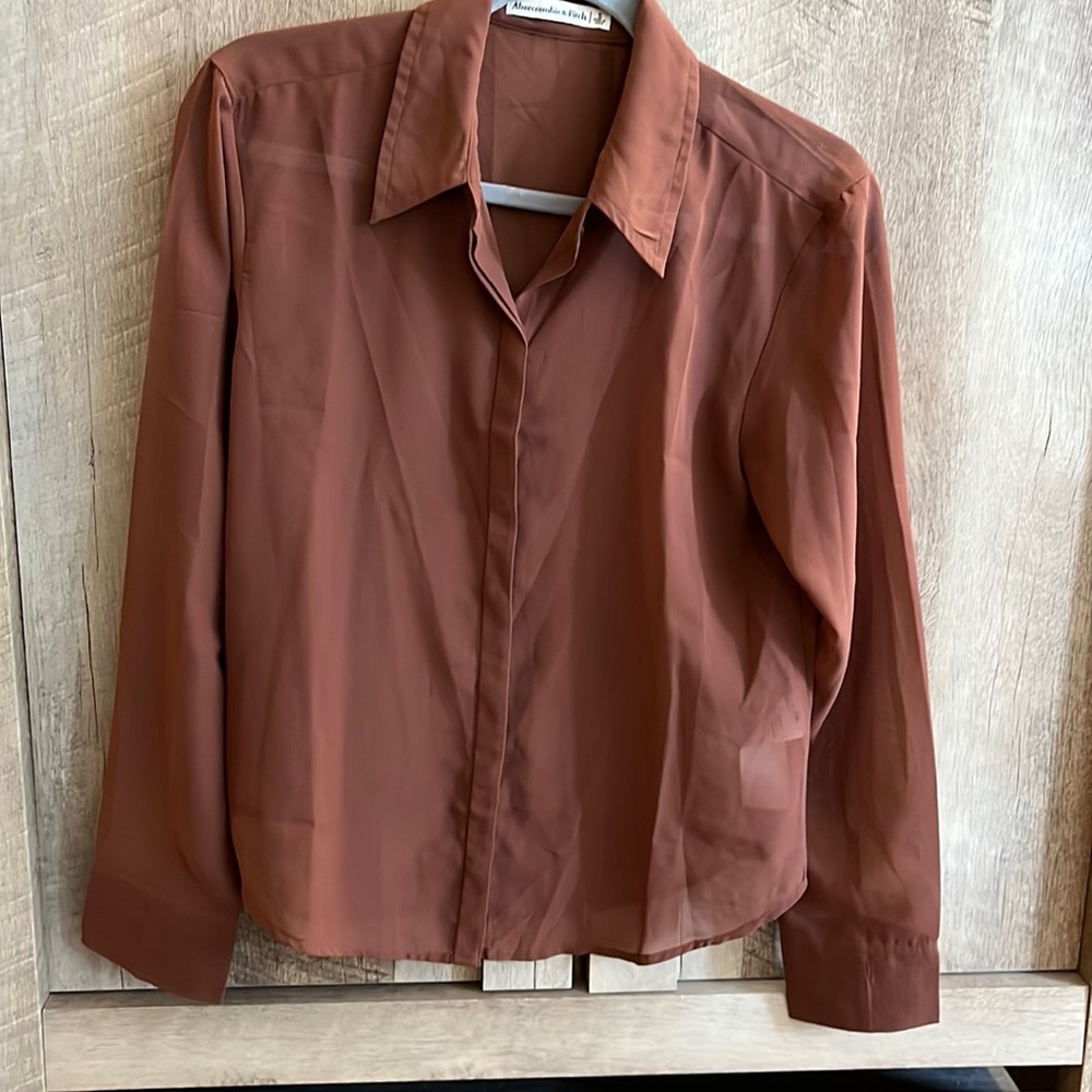 Abercrombie & Fitch Sheer Blouse